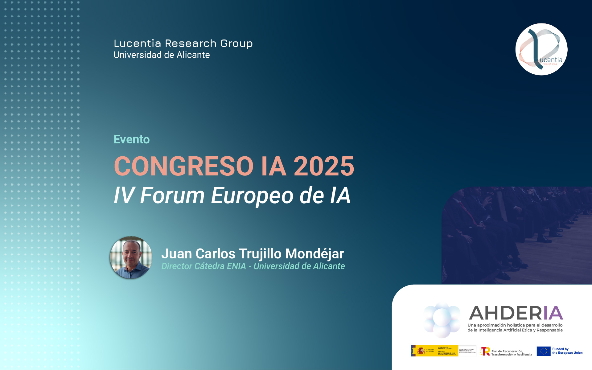 Lee más sobre el artículo Intervención de Juan Carlos Trujillo en el IV Forum Europeo de IA 2025